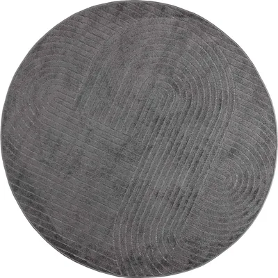 Obrázok produktu pre vidaXL Koberec PALMERAS antracitový Ø 120 cm polyester