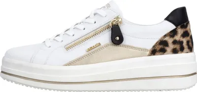 Immagine prodotto di Scarpe da ginnastica da donna Remonte, modello stringato, colore bianco, ideali per il tempo libero