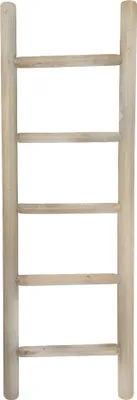 Produktbild von UNUS® Dekoleiter Holzleiter Leiter Handtuchhalter  120cm weiß