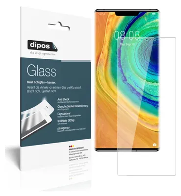 Obrázek produktu pro 2x ochranná fólie pro Huawei Mate 30 Pro - anti-shock 9H fólie dipos Glass plastové sklo