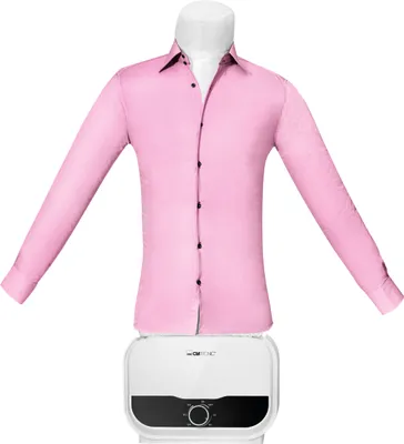 Produktbild von Clatronic® automatischer Hemdenbügler | für knitterfreie Hemden, Blusen, Shirts u. Hosen | ersetzt Bügeleisen o. Dampfbügelstation | Bügelpuppe mit leistungsstarken 1200 Watt | HBB 3734