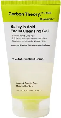 Produktbild von CARBON THEORY - Salicylic Acid Facial Gel Cleanser, 150ml