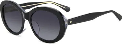 Zdjęcie produktu dla Damskie okulary przeciwsłoneczne KATE SPADE AVAH/F/S 807 BLACK 56/19/140