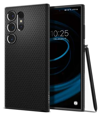 Zdjęcie produktu dla Spigen Liquid Air, Pokrowiec, Samsung, Galaxy S24 Ultra Case, 17,3 cm (6.8"), Czarny