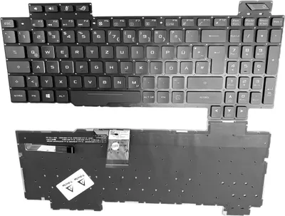 Produktbild von DEUTSCHE - Tastatur mit Beleuchtung kompatibel für P/N : 0KNB0-661AGE00
