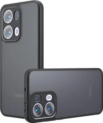 Produktbild von OPPO Reno13 Pro 5G Hülle - Coverup Mattes transparentes Back Cover mit Kameraschutz - Schwarz