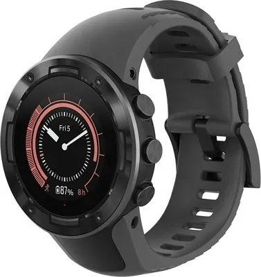 Produktbild von Strap-it Suunto 5 Silikonarmband (Grau)