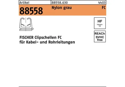 Produktbild von Fischer 68060, Rohrschelle, Nylon, 100 Stück(e)