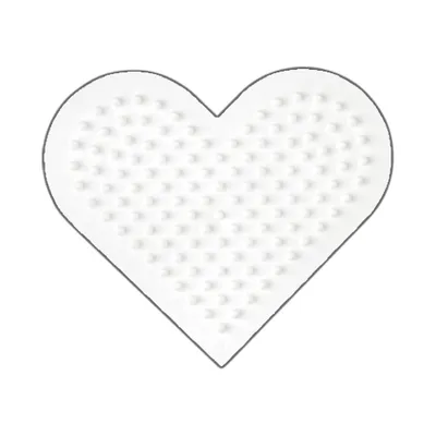Immagine prodotto di Piatto midi Hama a forma di cuore piccolo, bianco