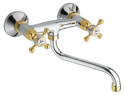 Produktbild von ANTEA Wandarmatur, Chrom/gold