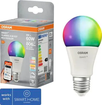 Immagine prodotto di Lampadina LED Smart E27 9W 806 lm A60 WiFi RGBW LEDVANCE Smart+ RGBW