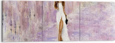 Produktbild von Bild auf Leinwand - Leinwandbild - Frau Regenschirm - 150x50cm - Wand Bild - Wanddeko - Wandbilder - Leinwanddruck - Bilder - Kunstdruck - Wanddekoration - Leinwand bilder - Wandkunst - CA150x50-3822