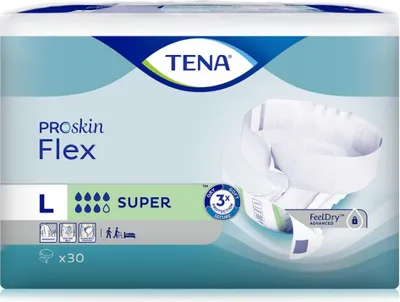 Produktbild von 90 TENA ProSkin Flex Super - Gr. L - Vorlage mit Hüftbund