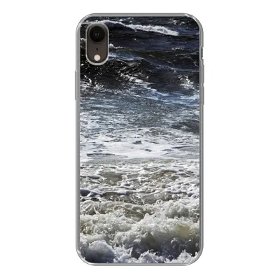 Produktbild von MuchoWow® Handyhülle Schutzhülle Hülle für iPhone XR Nordsee - Wasser - Wellen Silikon Softcase Handy Hülle - Schutzdeckel