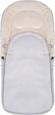Produktbild von SPRINGOS Fußsack_90x43 cm_Fleece_Winterfußsack_Winterschlafsack_Schlafsack für Baby_Kinderwagen_Schlitten_Rodeln_Warm_