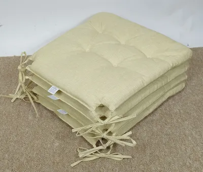 Produktbild von Rattani Sitzkissen, Stuhlkissen Marina "trapez" Fb. beige Set 4