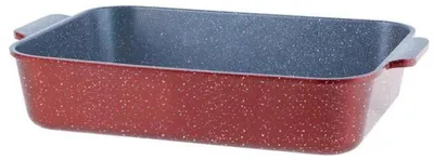 Obrázek produktu pro Pečicí a varná forma Oliver Voltz OV54322BS28, 28x20x6,5 cm, smaltovaná, nepřilnavý povrch, indukce, červený melíř