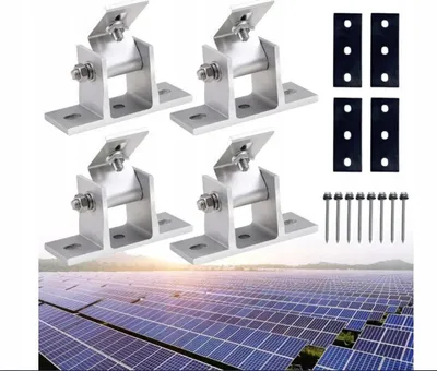Zdjęcie produktu dla Uchwytregulowany Do Paneli Słonecznych Zestaw 4 Szt Aluminium
