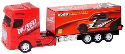 Produktbild von Luna Transporter Mega Truck 40cm Lastwagen Frontlenker LKW Auflieger Show Trucks