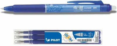 Produktbild von Frixion Clicker 0.5 blau + 3 Ersatzminen blau