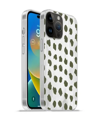 Produktbild von MuchoWow® Handyhülle Schutzhülle Hülle für Apple iPhone 14 Pro Max Marmor - Punkte - Grün Silikon Softcase Handy Hülle - Hardcover
