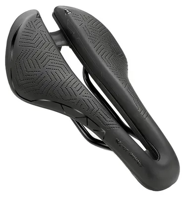 Produktbild von Fahrradsattel, atmungsaktives Design, weiche Polsterung, Schwarz