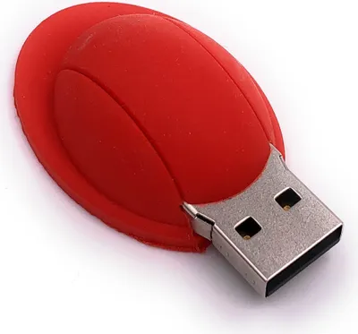 Produktbild von Onwomania Helm Rot Bauarbeiter Funny USB Stick 8 GB USB 2.0