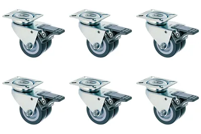 Produktbild von Doppellenkrollen 6erSet XXL Körbe Albatros/Seemöwe