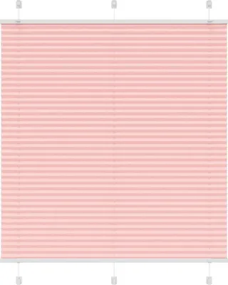 Image de Store plissé rose 120x150 cm largeur du tissu 119,4cm polyester