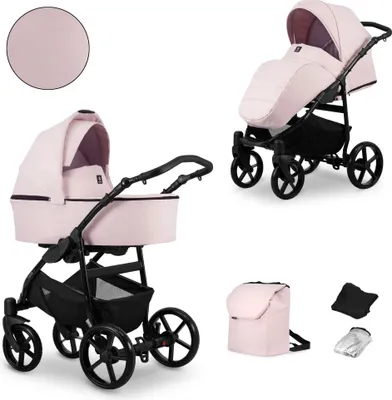 Produktbild von Kunert MATA 2in1 in Pink – Vielseitiger Babywagen für Komfort und Sicherheit