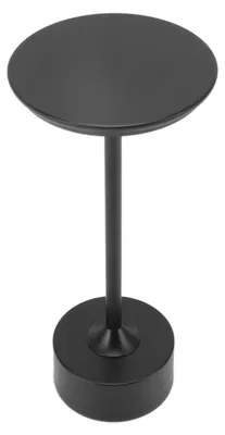 Image de Lampe de table sans fil, rechargeable, avec batterie de 2000 mAh, 3 niveaux de luminosité, portable, avec port USB-C, en métal, idéale pour une chambre, de couleur noire