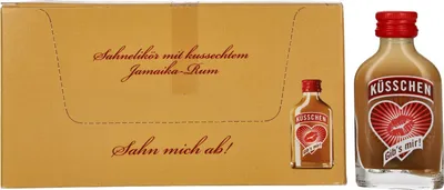 Image de Küsschen Sahnelikör 15% Vol. 20x0,02l