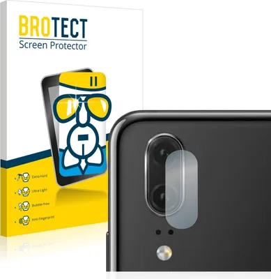 Produktbild von BROTECT Schutzglas für Huawei P20 (NUR Kameraschutz) Schutzfolie Panzer Folie Glas Display Schutz klar