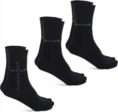 Produktbild von Pierre Cardin Herren Socken 3 Pack Freizeitsocken Alltagssocken Dunkelblau Gr.39-42