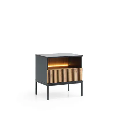 Produktbild von Nachttisch SEGRO Eiche Wotan – 53,6 × 36,2 × 39 cm