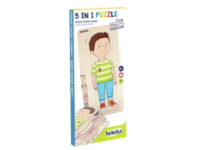 Produktbild von Beleduc Lagen-Puzzle Dein Körper Junge