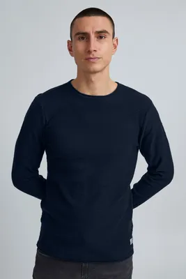 Produktbild von 11 Project PRFriko Herren Strickpullover Feinstrick Pullover mit Rundhalsausschnitt aus 100% Baumwolle