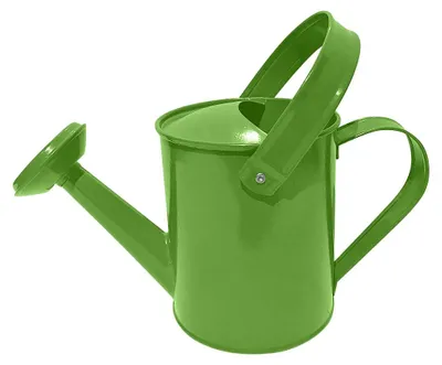 Kinder-Gießkanne 0,6 L, Metall, limonengrün