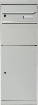 Produktbild von MEFA Paketbriefkasten Maple 661 Weiß aluminium Postkasten mit Schloss Briefbox