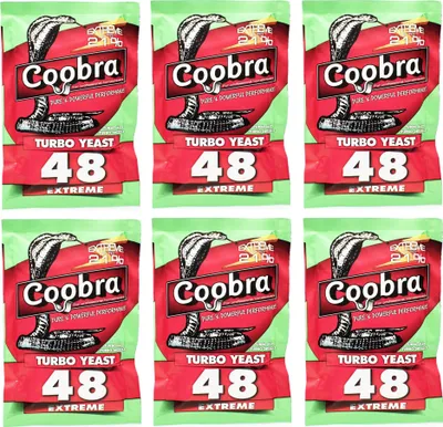 Produktbild von 6 x Destillieren Hefe - Coobra 48 Extreme 135g