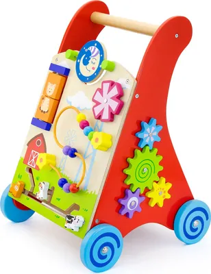 Produktbild von New Classic Toys 50950, 4 Rad/Räder, Holz, Mehrfarbig