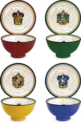 Produktbild von Harry Potter Hogwarts Houses Schalen, 4 Stü ck