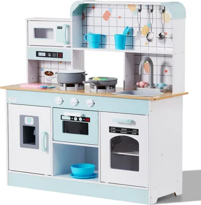 Immagine prodotto di Cucina per bambini Cucina per bambini Cucina giocattolo Accessori per 24 pezzi Bianco