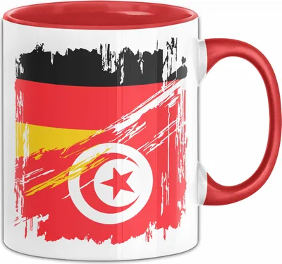 Produktbild von Türkei Deutschland Flagge Halb Deutscher Halb Türke Fußball Germany 2024 Europa Turkey (Rot)