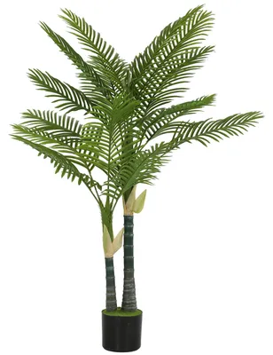 Obrázek produktu pro Umělá palma, výška 150 cm, 16 listů, v květináči