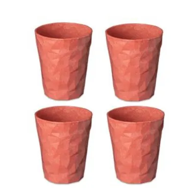 Immagine prodotto di koziol CLUB S 2.0, bicchiere in vetro, 250 ml – colore corallo