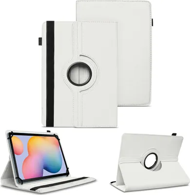Produktbild von Tablet Hülle für Samsung Galaxy Tab A7 10.4 360° Drehbar Case Cover Stand SchutzFarben:Weiss