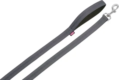 Produktbild von Nobby Leine Soft Grip dunkelgrau/schwarz, Maße: 120 cm / 20 mm