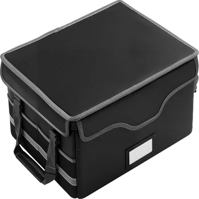 Obrázek produktu pro SucceBuy ohnivzdorný box a taška na dokumenty, žáruvzdorný do 1000 °C, voděodolný úložný box se zámkem, přenosný kufřík na důležité dokumenty, pasy a složky v černé barvě