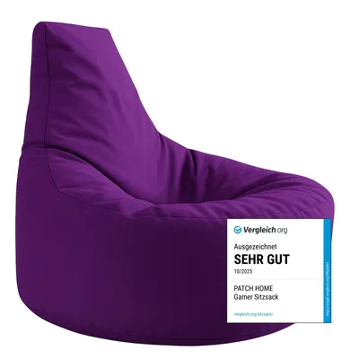 Produktbild von Sit&Joy Sitzsack Gamer Kissen & Lounge Kissen Sessel Sitzkissen | Gaming Sitzkissen Sitzsäcke| Mit Füllung und Reißverschluss 2 Größen 27 Farben Indoor und Outdoor